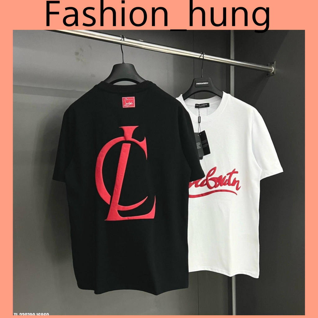 Áo Louboutin thun in mực 2 chiều co giãn,phong cách của nam và nữ trẻ trung