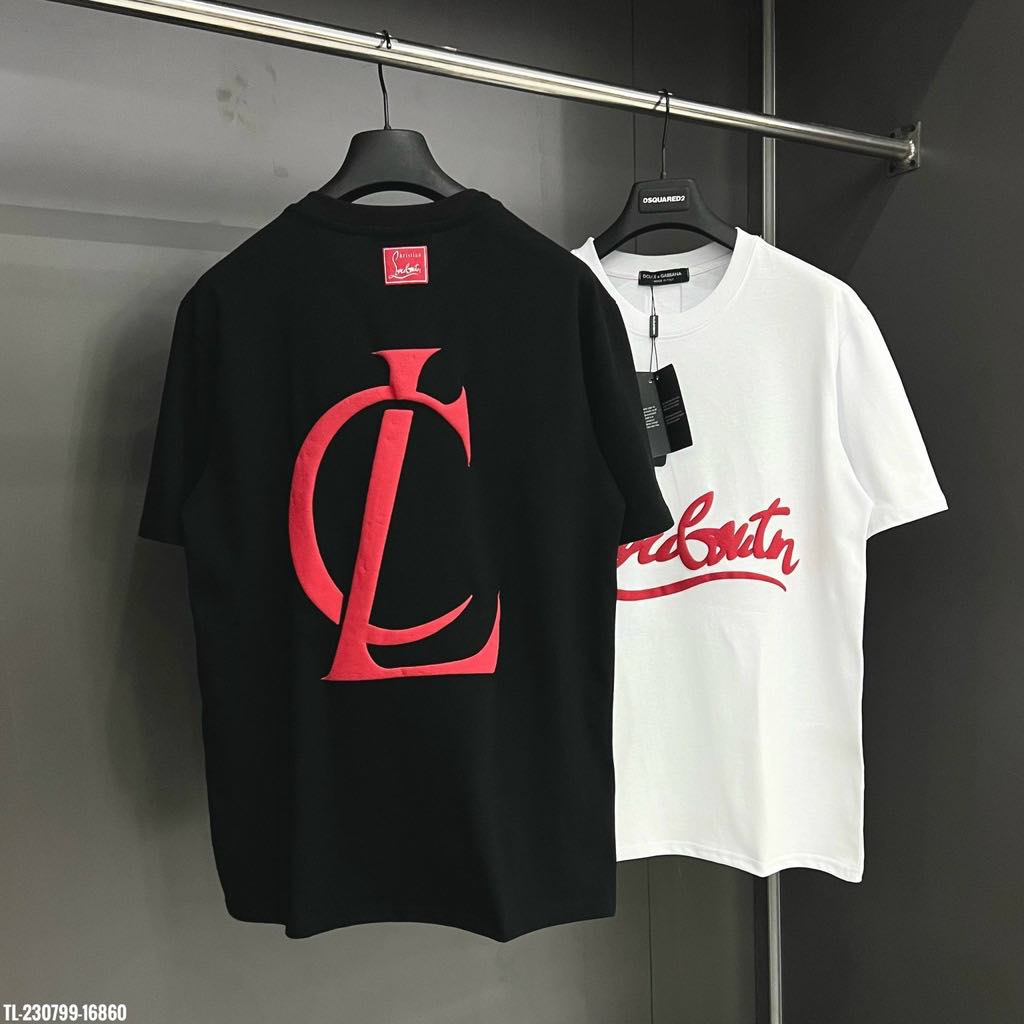 Áo Louboutin thun in mực 2 chiều co giãn,phong cách của nam và nữ trẻ trung