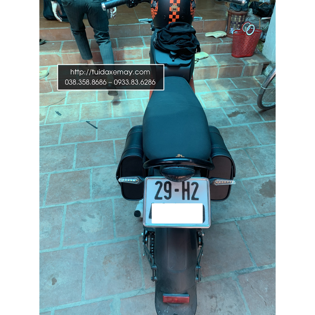 Túi Da Treo Xe Máy Điện Dat Bike Weaver 200