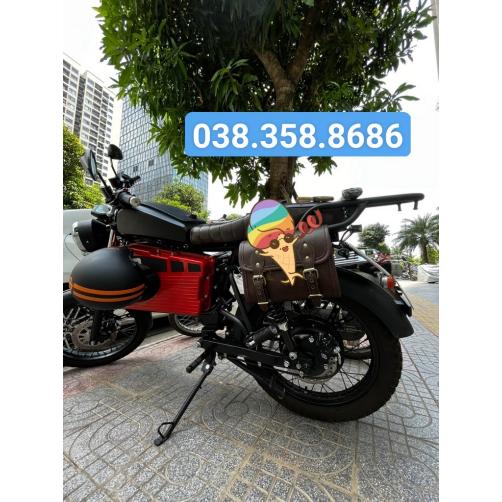 Túi Da Treo Xe Máy Điện Dat Bike Weaver 200
