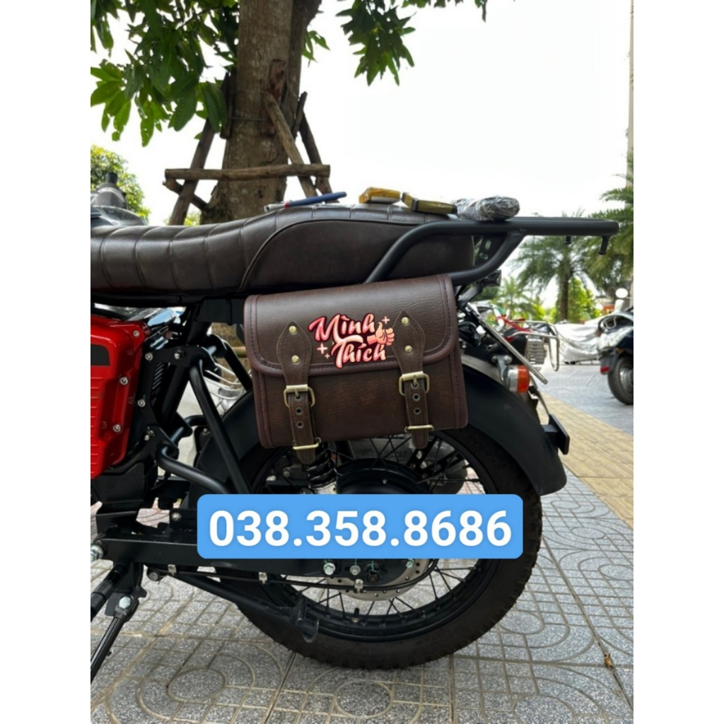 Túi Da Treo Xe Máy Điện Dat Bike Weaver 200