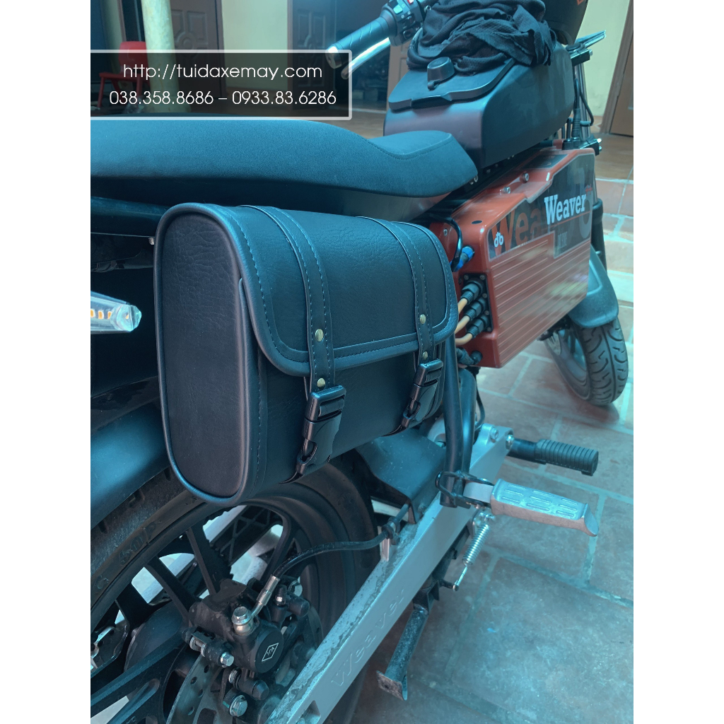 Túi Da Treo Xe Máy Điện Dat Bike Weaver 200