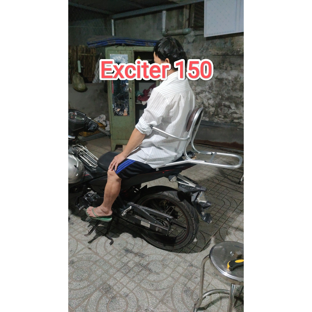 Baga phượt xe Exciter 150 phiên bản 2023.Mẫu mới có thể tháo rời tay vịn
