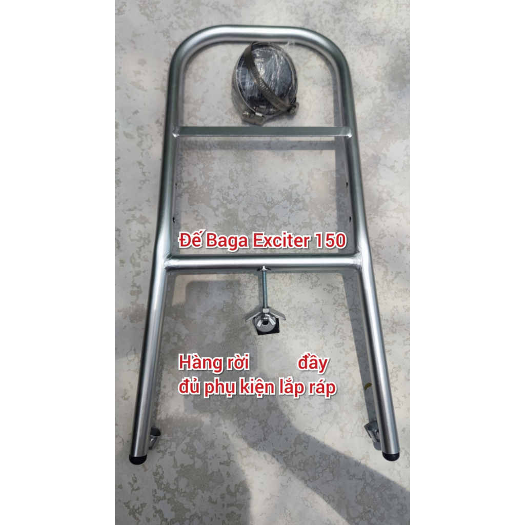 Baga phượt xe Exciter 150 phiên bản 2023.Mẫu mới có thể tháo rời tay vịn