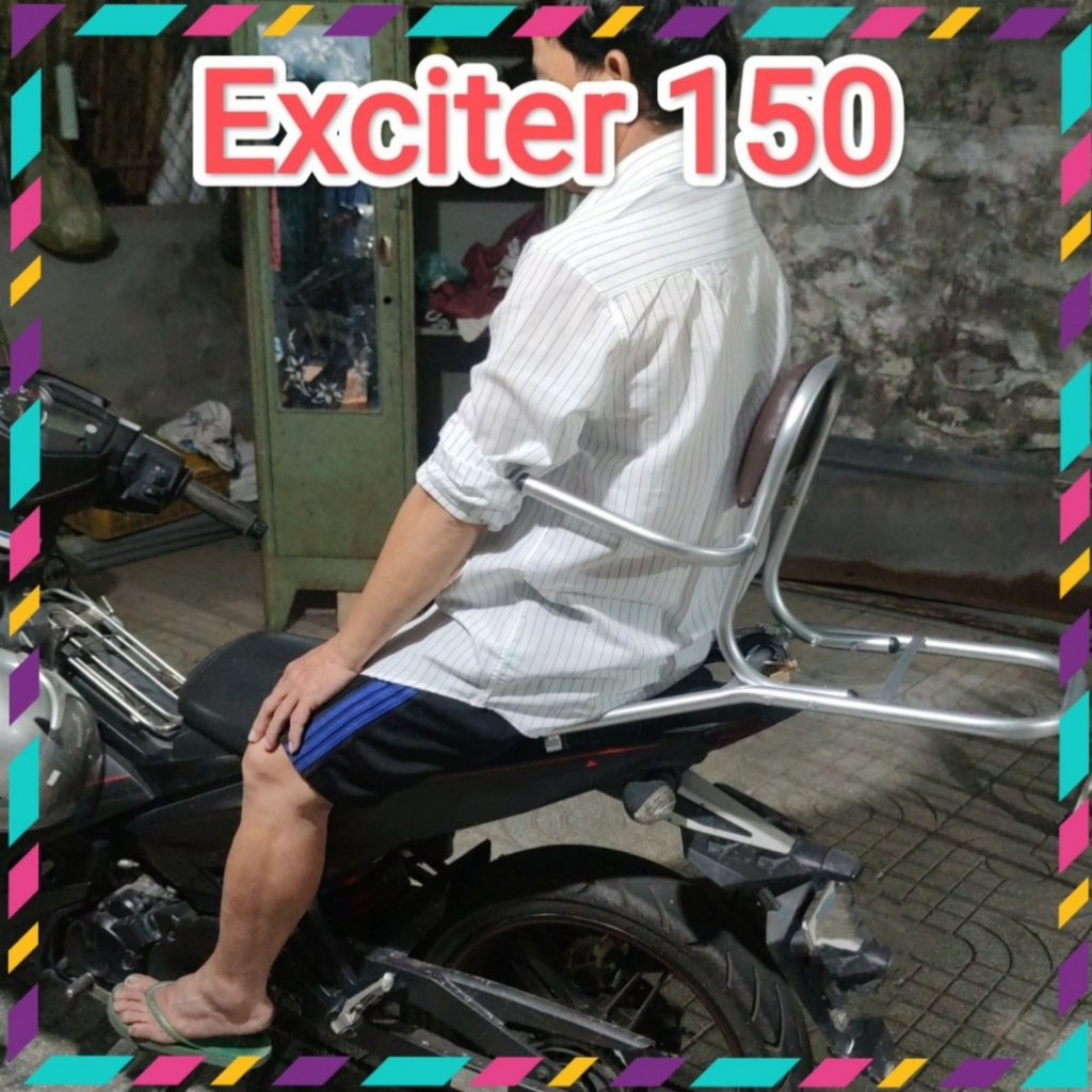 Baga phượt xe Exciter 150 phiên bản 2023.Mẫu mới có thể tháo rời tay vịn