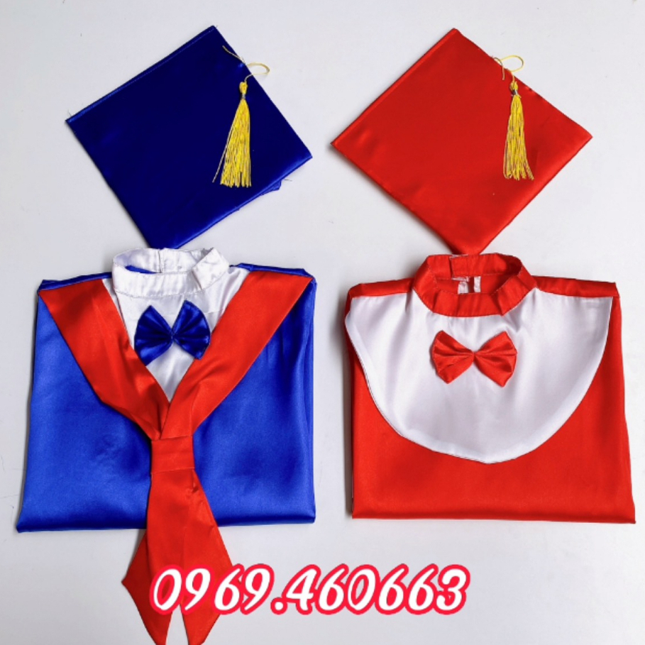 🍄 Ảo Cử Nhân Tốt Nghiệp Cho Bé Mầm Non. Trang Phục Kỷ Yếu Trẻ Em