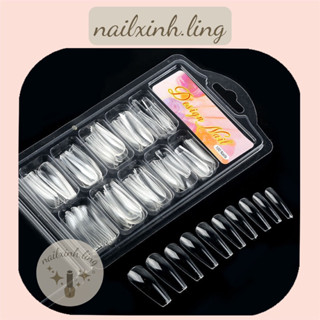 Hộp 100 Móng Úp Phom Thang , Form Nhọn Đủ Size Nhựa ABS Siêu Dẻo , Móng Tay Giả Làm Nail Box / Hộp Móng Úp 100 Móng