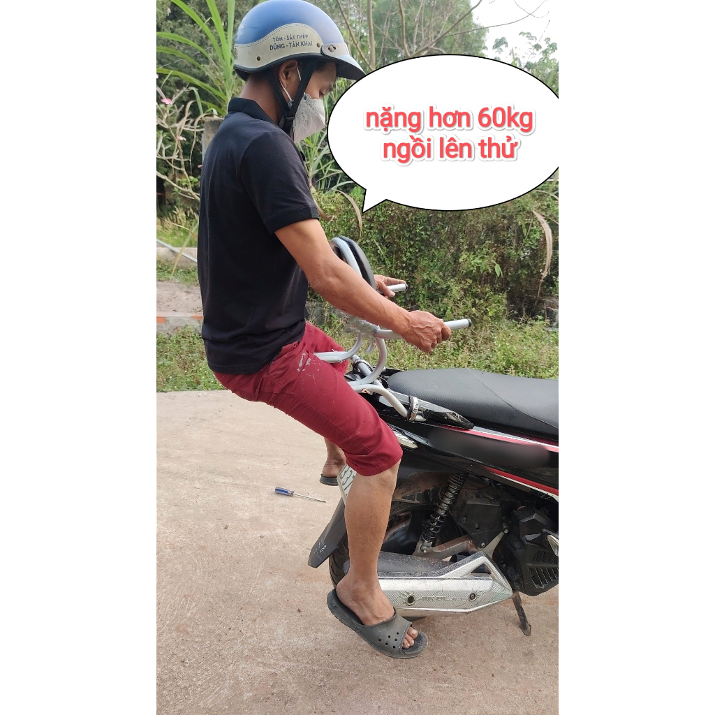 Baga phượt xe vision 2011 tới 2019