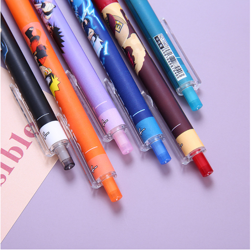 Bút Bi Bấm Anime Naruto Siêu Dễ Thương - Bút Bi Viết Văn Phong Mực Đen