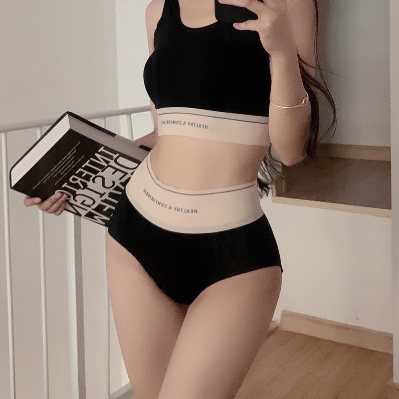 Quần Lót Nữ Đúc Su Cạp Cao Tàng Hình Chữ COMFORTABLE Thể Thao 1045 Mới