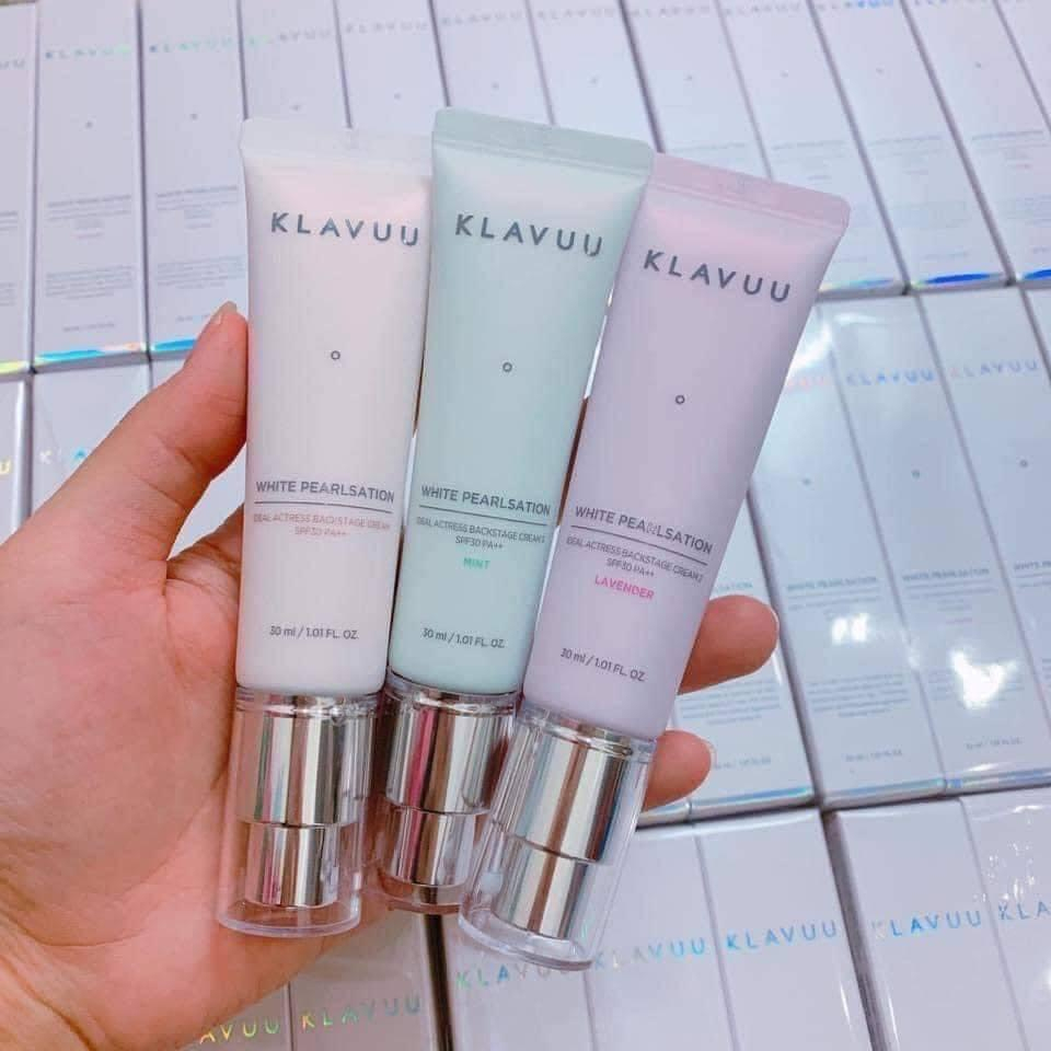 Kem lót, kem che khuyết điểm KLAVUU White Pearlsation Ideal Actress Backstage Cream 30g