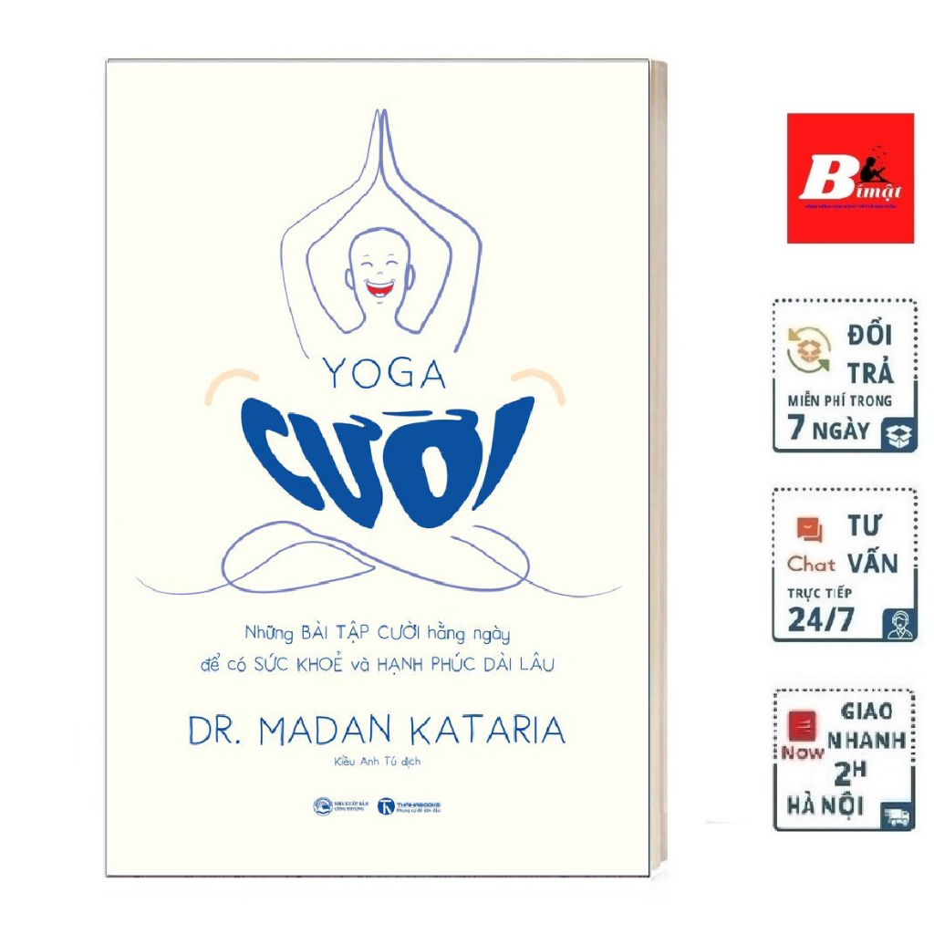 Sách Yoga Cười - Những Bài Tập Cười Hàng Ngày Để Có Sức Khoẻ Và Hạnh Phúc Dài Lâu