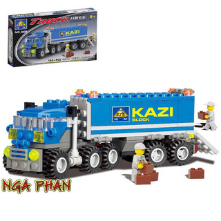 Xe Tải 163 Chi Tiết Đồ Chơi Xếp Hình Lắp Ráp City MOC DIY