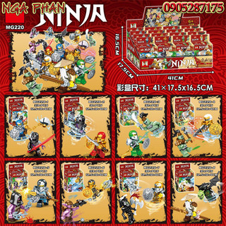 Combo 2 nhân vật ninja đại chiến ác nhân ninjago siêu đẹp đồ chơi xếp hình lắp ráp moc diy