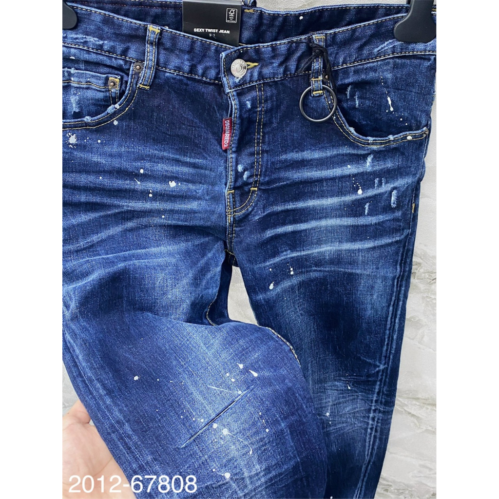 Quần jeans nam like ạuth xanh cao cấp_Quần côn nam likeauth cao cấp