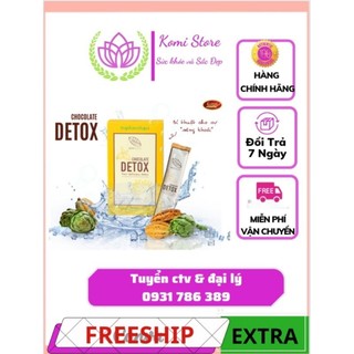 Gói uống Detox Chocolate Thải Độc Giảm Mỡ Bụng