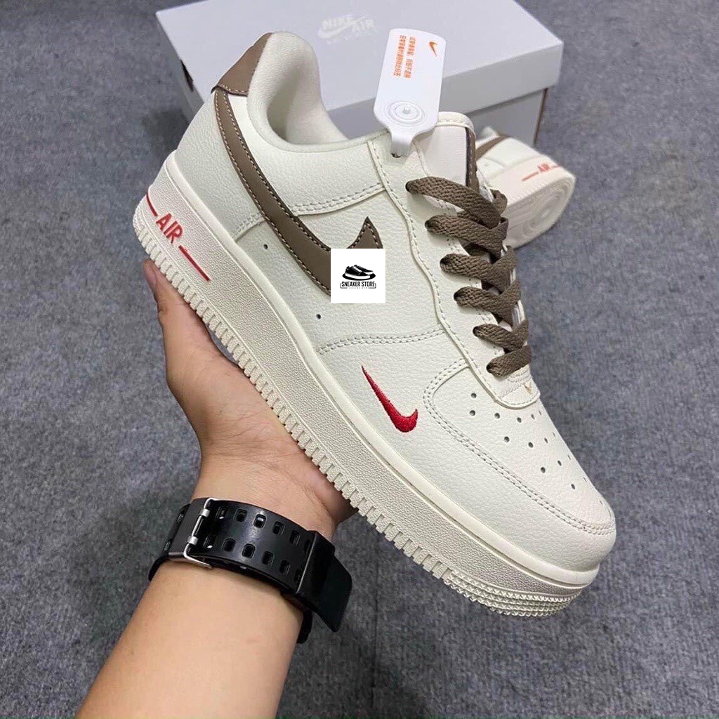 Giày AF1 Custom Vệt Nâu, Giày Sneaker Vệt Nâu Bản Chuẩn S,C, Full Box Bill | BigBuy360 - bigbuy360.vn