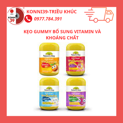 Gummy bổ sung canxi và vitamin d