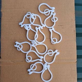 Móc treo rèm vải, rèm ri đô, khoen nhựa treo màn cửa,móc treo màn cửa