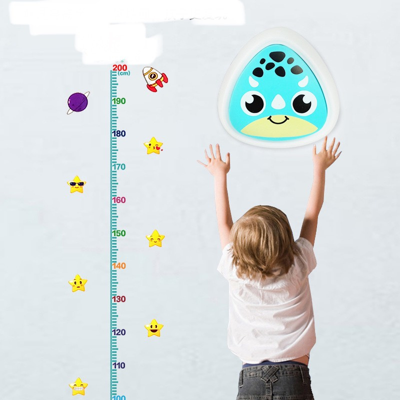 Kèm pin -Đồ chơi vận động - Bộ chạm nhảy hỗ trợ tăng chiều cao, âm thanh vui nhộn, màu sắc dễ thương cho bé