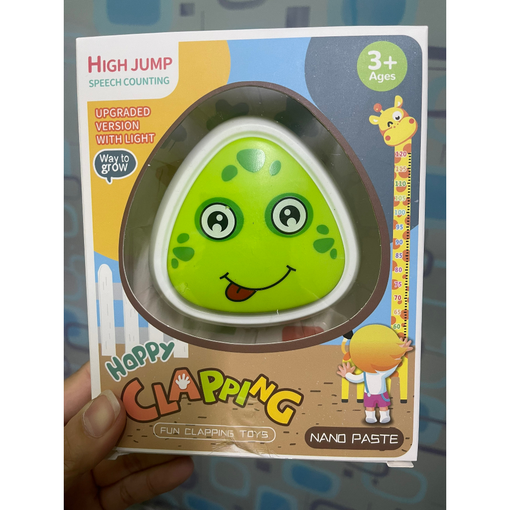 Kèm pin -Đồ chơi vận động - Bộ chạm nhảy hỗ trợ tăng chiều cao, âm thanh vui nhộn, màu sắc dễ thương cho bé