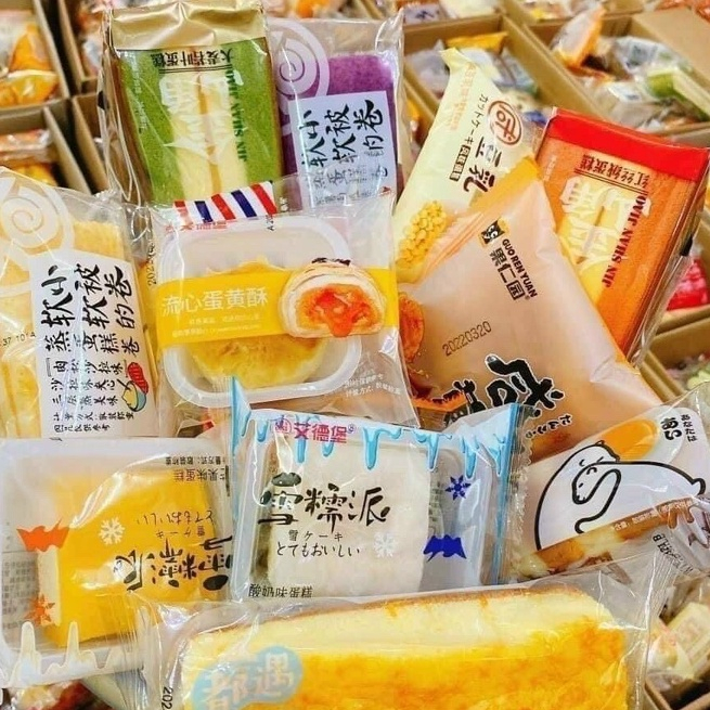 Tổng Hợp Bánh Tươi Đài Loan Tự Chọn Đủ Loại, đồ ăn vặt nội địa