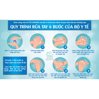Quy trình rửa tay thường quy/Quy trình sát khuẩn tay nhanh