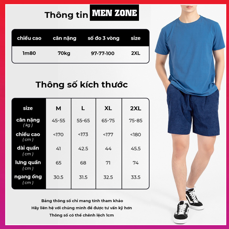 Quần Short Nam Nhung Tăm Trẻ Trung Cá Tính [QNT]