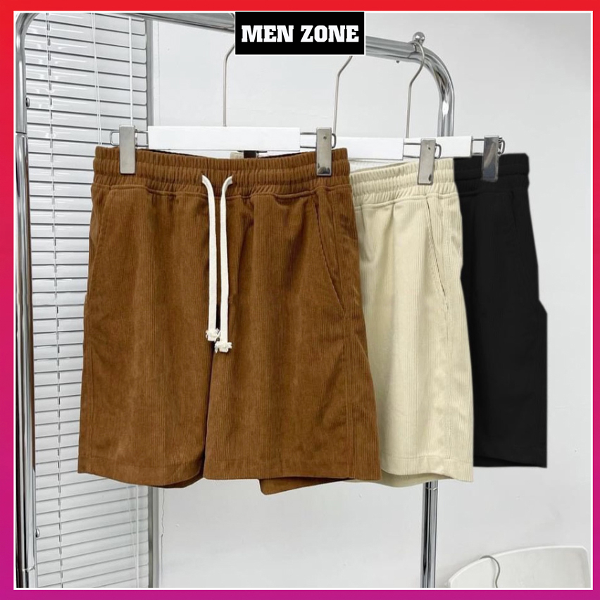 Quần Short Nam Nhung Tăm Trẻ Trung Cá Tính [QNT]