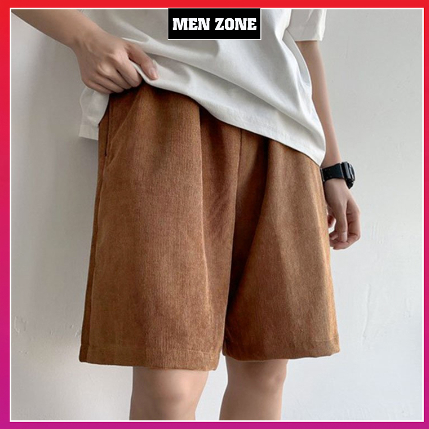 Quần Short Nam Nhung Tăm Trẻ Trung Cá Tính [QNT]