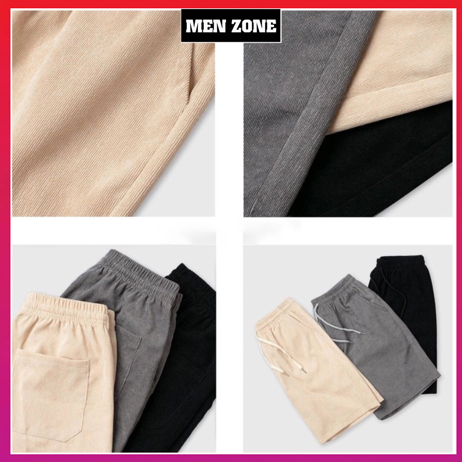 Quần Short Nam Nhung Tăm Trẻ Trung Cá Tính [QNT]