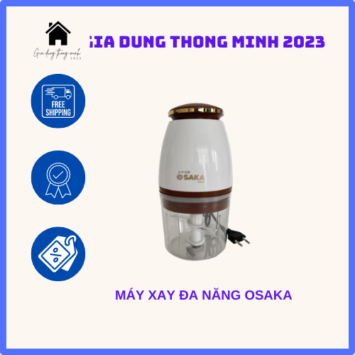 Máy Xay Đa Năng OSAKA Nắp Đồng, Xay Sinh Tố, Xay Thịt, , Nhỏ Gọn, Mạnh Mẽ, BH 1:1 Hàng Nội Địa