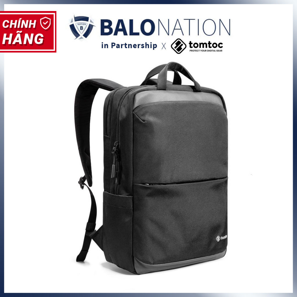 [CHÍNH HÃNG] Balo Laptop 15.6 inch TOMTOC Premium Commuting and Travel Macbook 16 inch H71-E01D - tại Balonation.vn
