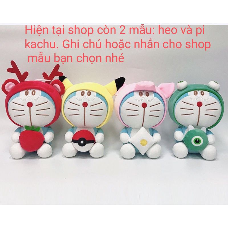 Gấu bông doremon cosplay đáng yêu, mềm mịn, hàng Quảng Châu Tinyhome