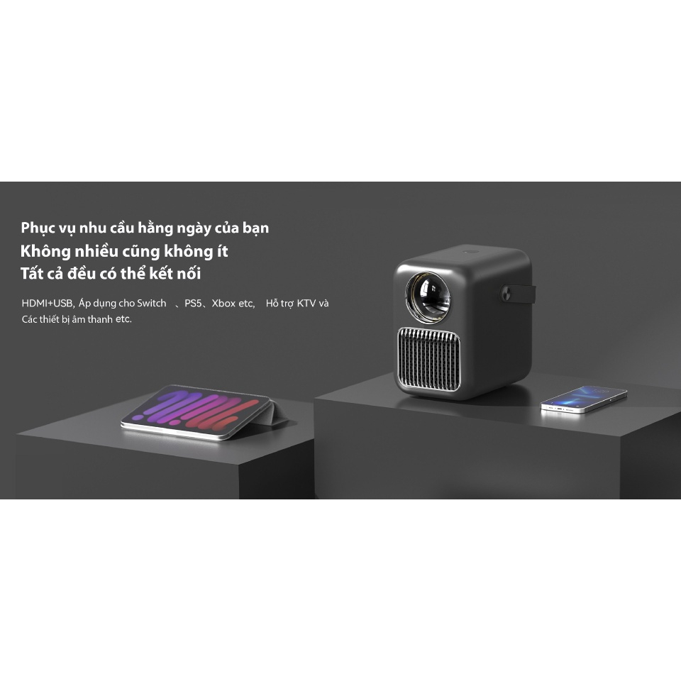 Máy Chiếu Thông Minh Không Dây Wanbo T6R Max - Bản Quốc Tế - BH 12 Tháng