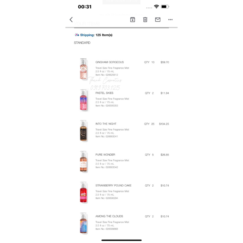 𝑮𝑰𝑵𝑮𝑯𝑨𝑴 𝑪𝑶𝑳𝑳𝑬𝑪𝑻𝑰𝑶𝑵 💐 Gingham Gorgeous Bộ sữa tắm, lotion, xịt thơm