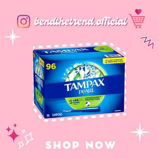 [AUTH-ĐỦ BILL] BĂNG VỆ SINH DẠNG NÚT TAMPAX PEARL ADVANCED GRIP SUPER HỘP 96 ống