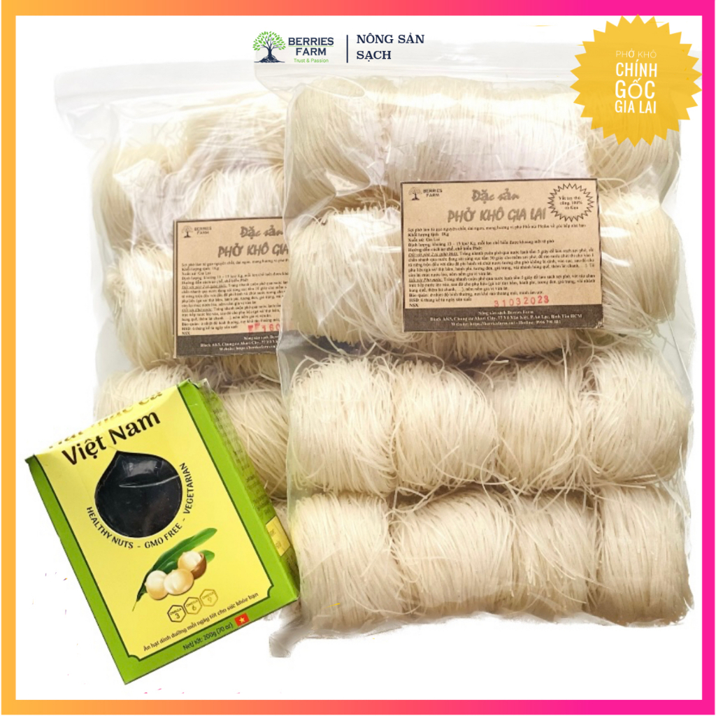 Tương đen trộn Phở khô Gia Lai hủ 100ml dùng kèm 1Kg Phở siêu ngon