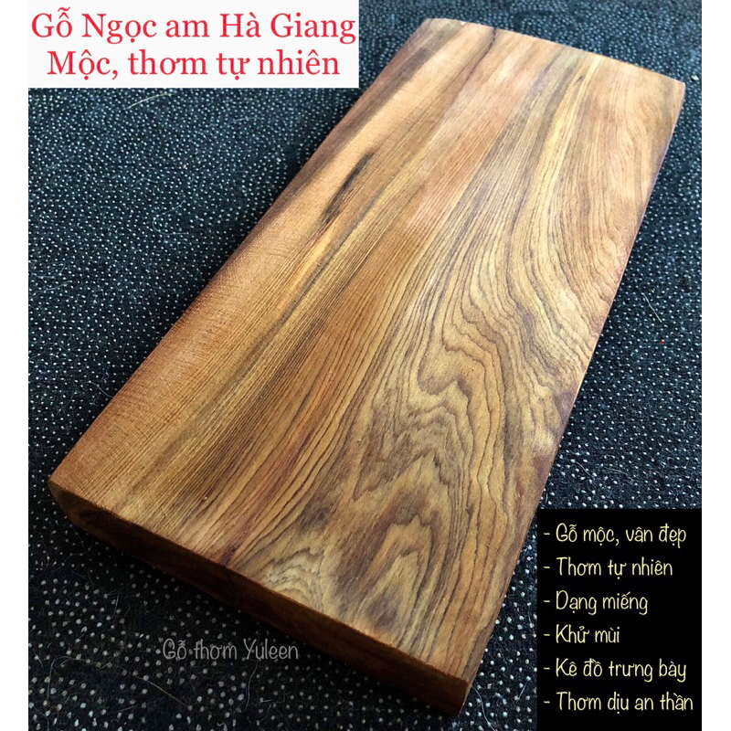 Gỗ Ngọc Am Hà Giang khử mùi, gỗ mộc vân siêu đep, gỗ miếng, thanh to nặng thơm nức, kê đồ, trưng bày. Gỗ thơm Yuleen