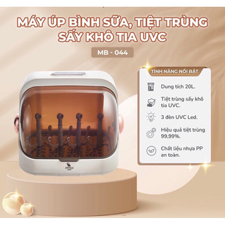 Máy úp bình sữa tiệt trùng sấy khô uvc moaz bebe mb-044