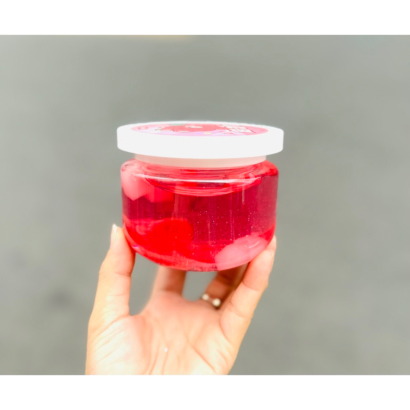 Slime Sữa Gấu Dâu Lotso Charm To Ú Ụ, Slime Trong Jelly Gấu Lotso Bear Cute Chơi Cực Đã