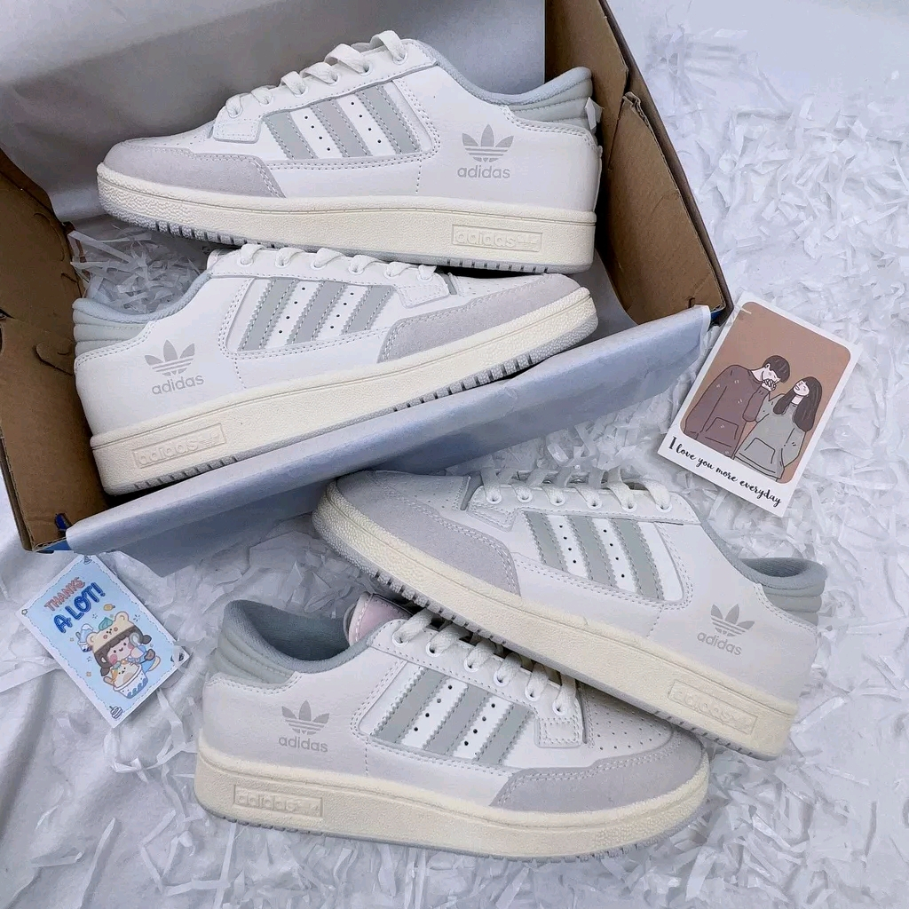 Giày Adidas Centennial 85 Low - Giày Thể Thao Adidas Nam Nữ 3 Sọc Màu Hot Xanh Lá, Đen, Trắng Cực Êm Chân Full Box Bill