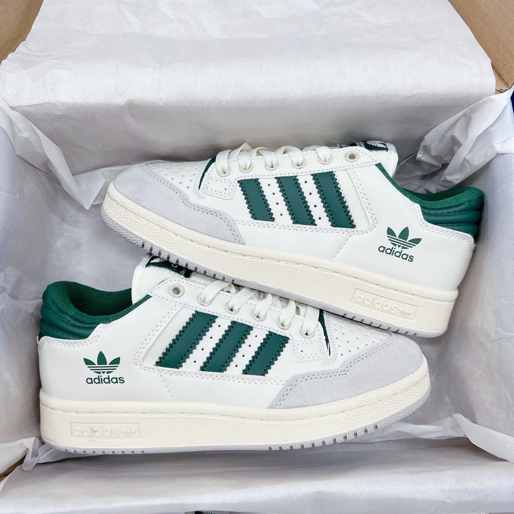 Giày Adidas Centennial 85 Low - Giày Thể Thao Adidas Nam Nữ 3 Sọc Màu Hot Xanh Lá, Đen, Trắng Cực Êm Chân Full Box Bill