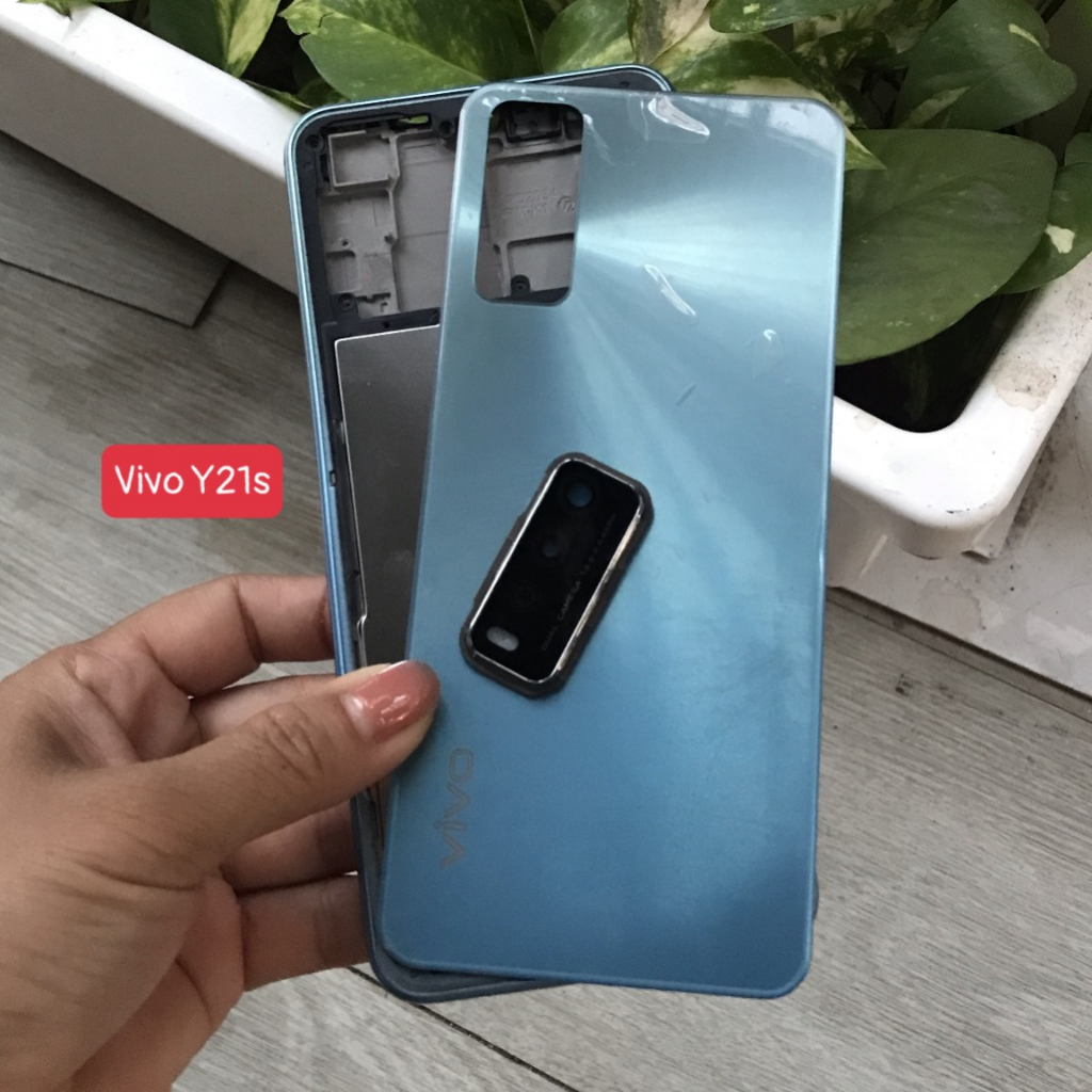 Bộ xương vỏ vivo Y12s zin kèm cụm kính camera, nút bấm