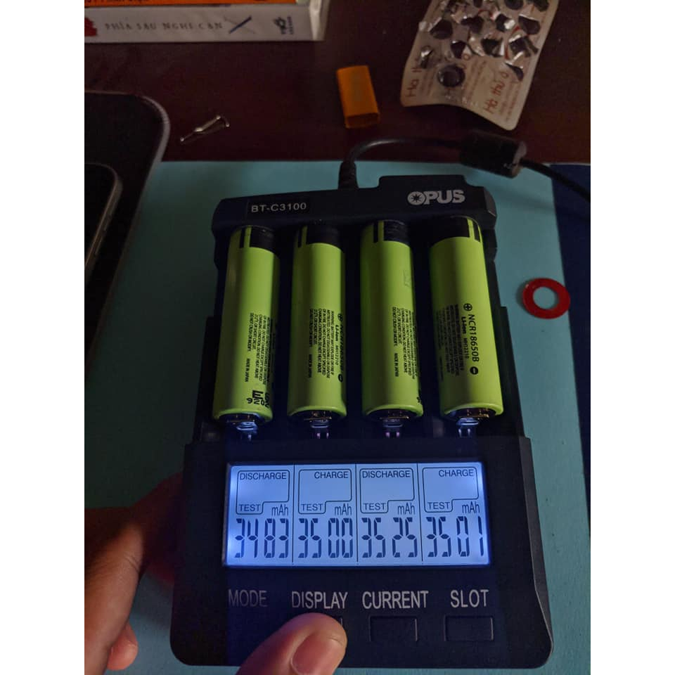 Pin 18650 Panasonic 3.7V - 6800mAh tháo khối dung lượng cao