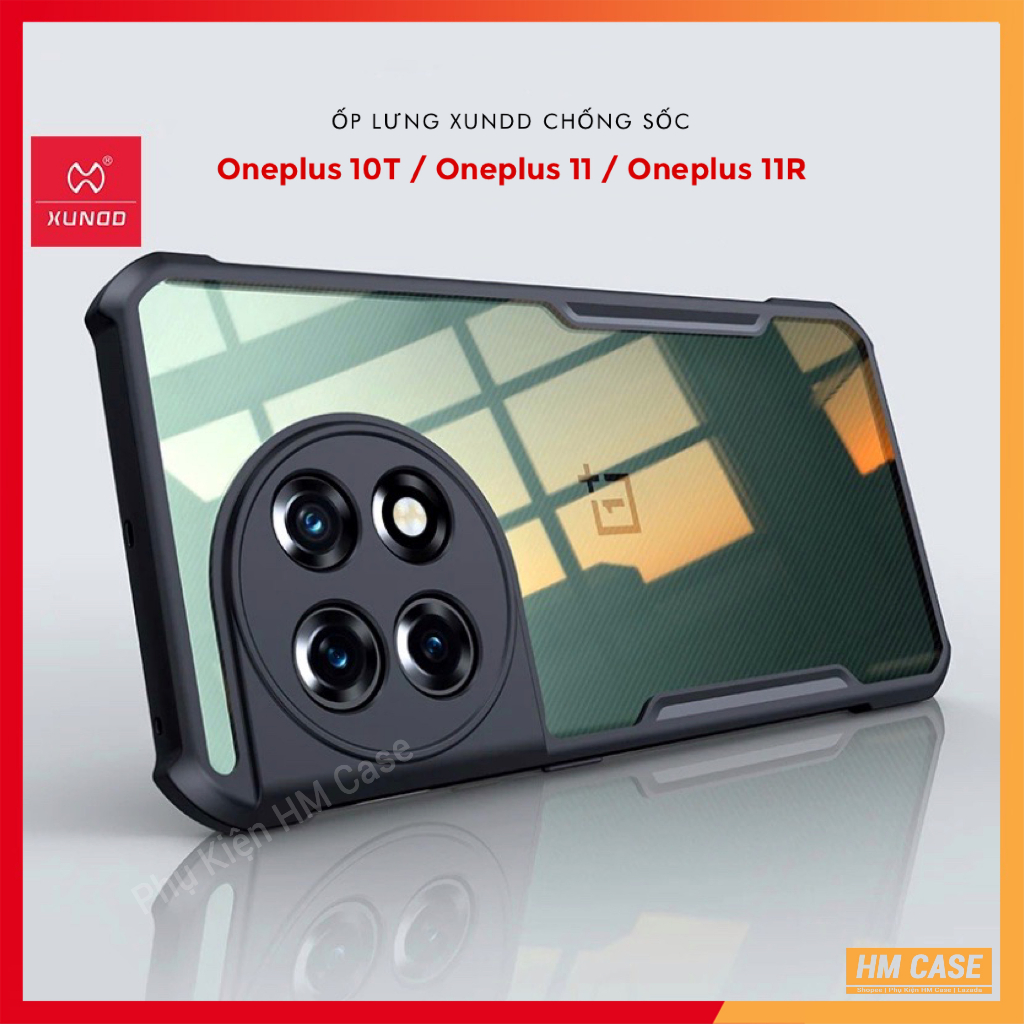 Ốp lưng XUNDD OnePlus 11 / 12R / 10T / Oneplus 12 / ACE 2V / Nord  3 / Oneplus Ace 2 Pro / 8 , Mặt lưng trong, Viền TPU