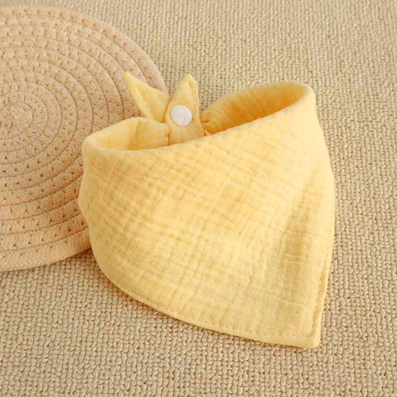 Yếm cổ tam giác cho bé vải muslin cao cấp giữa ấm cổ thấm sữa, thấm dãi YTG04 LABAMO