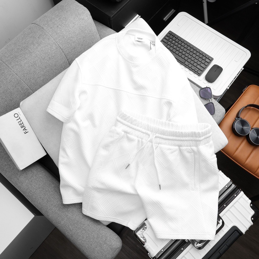 Bộ Thể Thao Nam Mùa Hè Mặc Ở Nhà Chất Cotton Siêu Xịn, Đồ Bộ Quần Áo Mùa Hè Cộc Tay