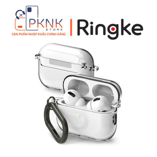 Ốp ringke airpods pro 2| hinge clear - hàng chính hãng ringke việt nam