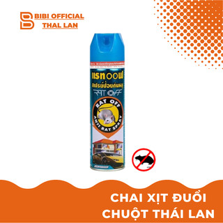 Chai xịt đuổi chuột Thái Lan RAT OFF ANTI RAT SPRAY 200ml - Giải pháp hiệu quả cho vấn đề chuột gặm cắn